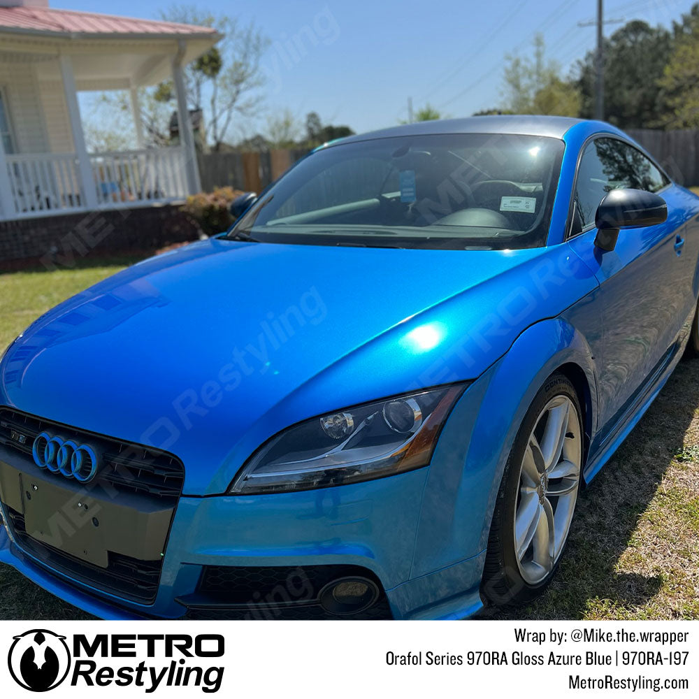 Gloss Audi Blue Wrapped