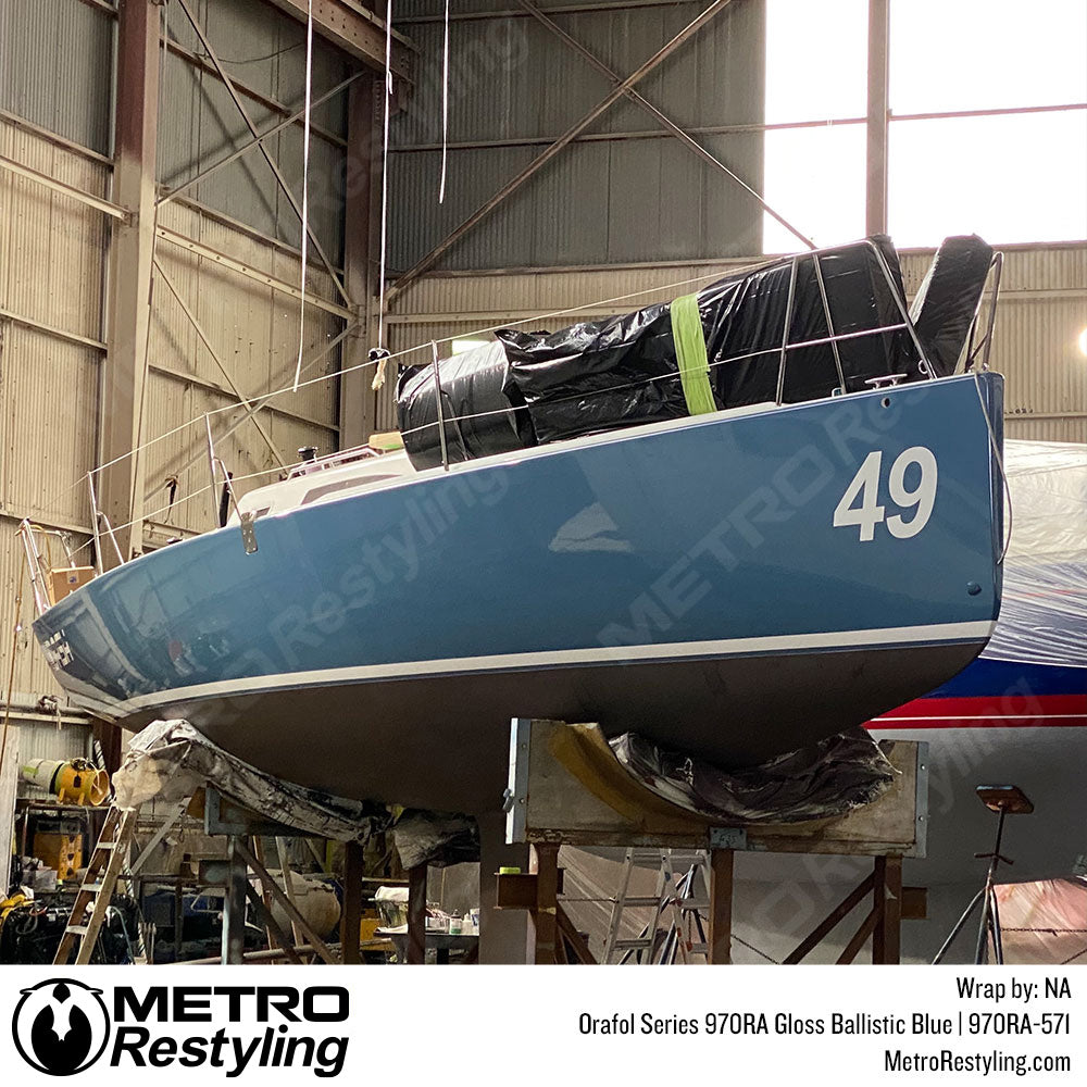 orafol gloss ballistic blue