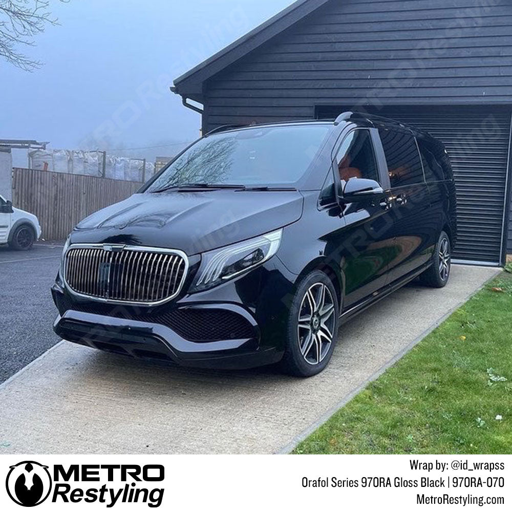 Gloss Black Mercedes Vinyl