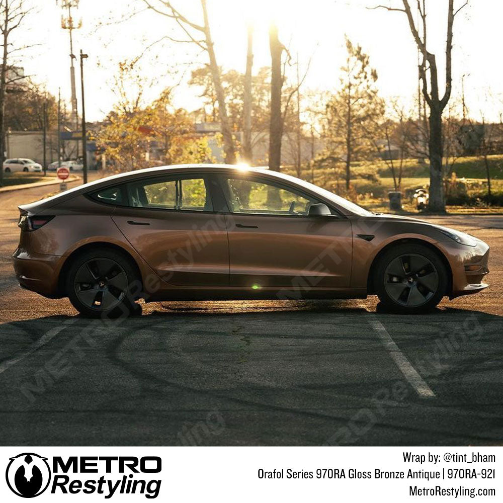 Tesla Bronze Wrapped