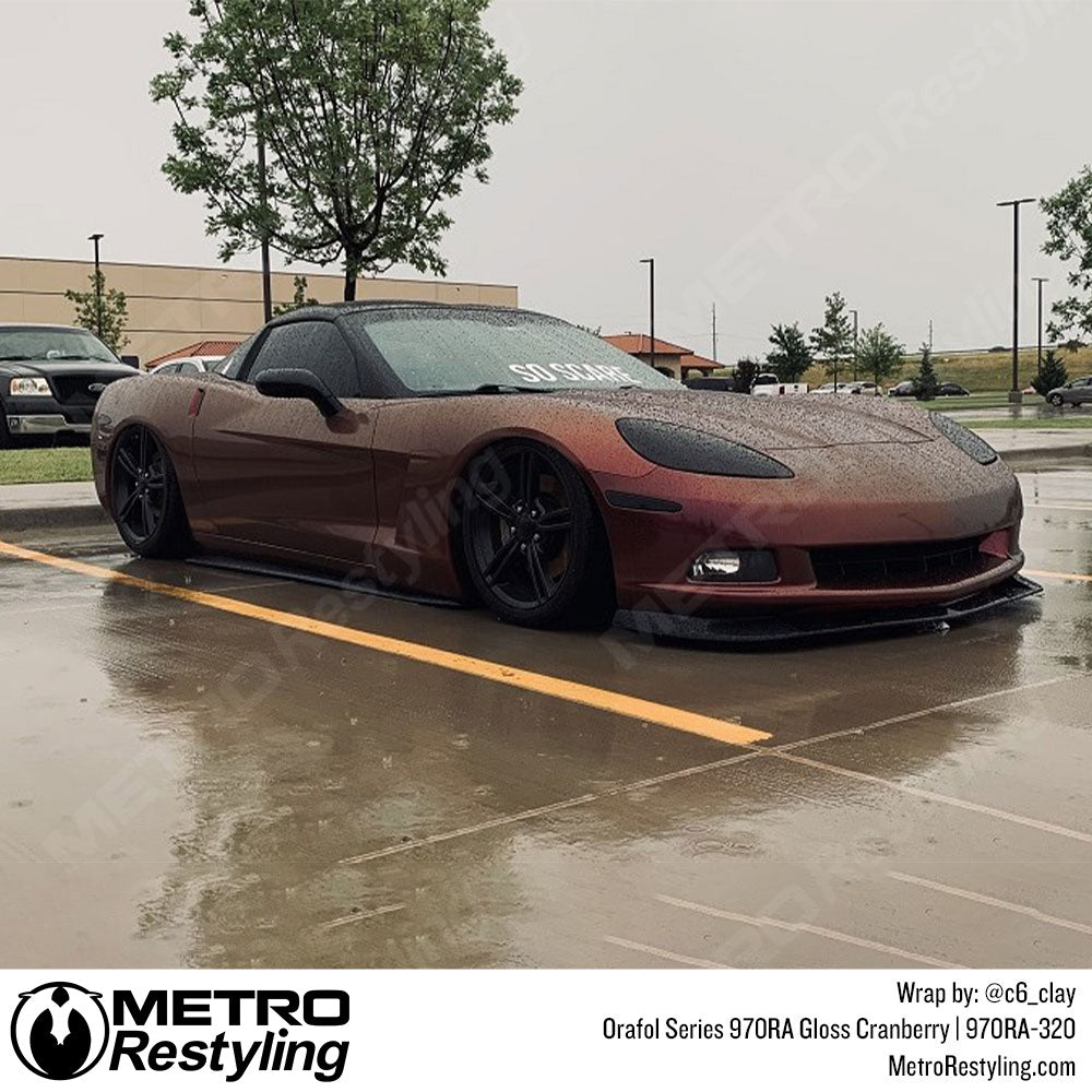 Gloss CranBerry Car Wrap