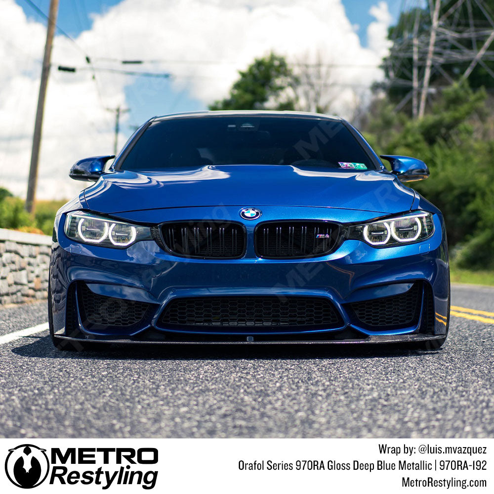 Gloss Deep Blue Metallic BMW Wrap