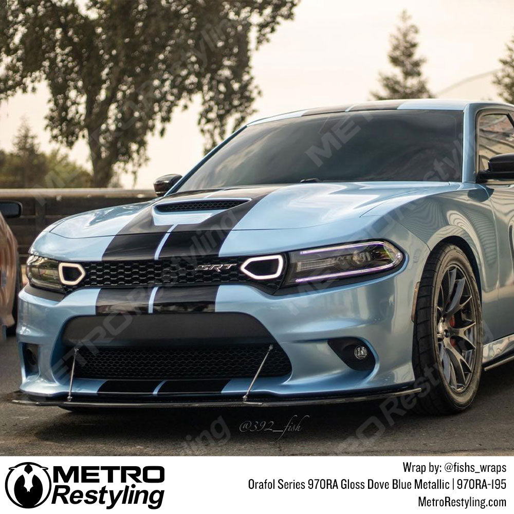 Light Blue Dodge Wrap