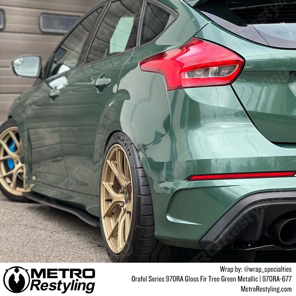 Gloss Green Ford Wrap