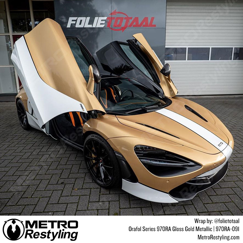 Gloss Gold McLaren wrap
