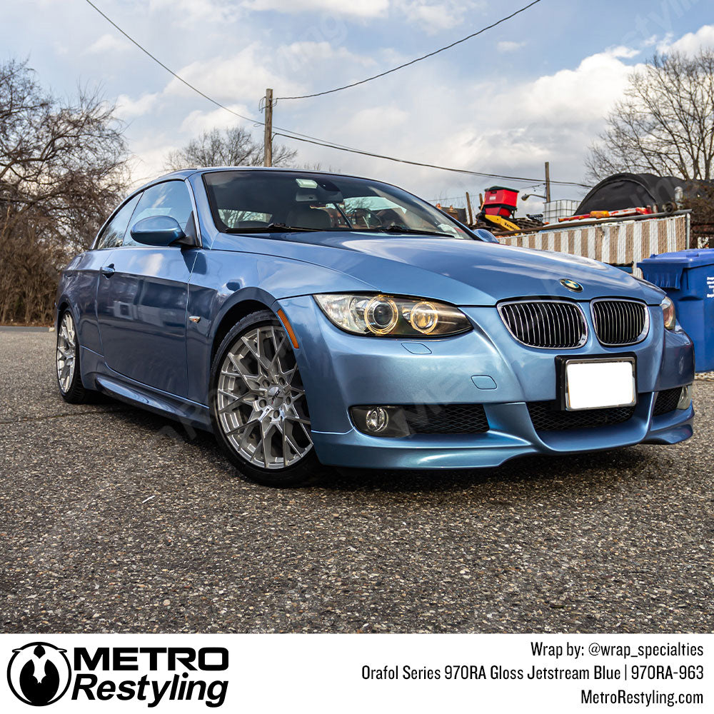 Orafol BMW Blue Car Wrap