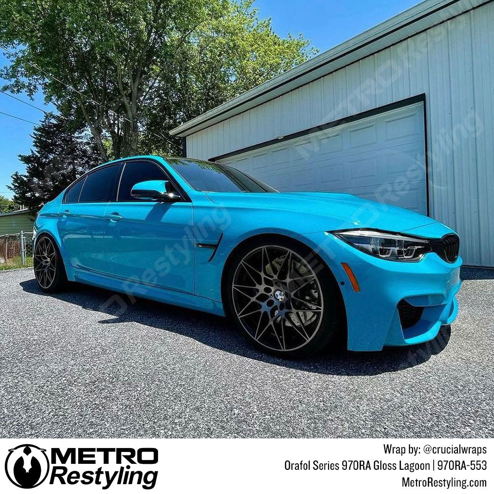 Tesla Lagoon Vinyl Wrap