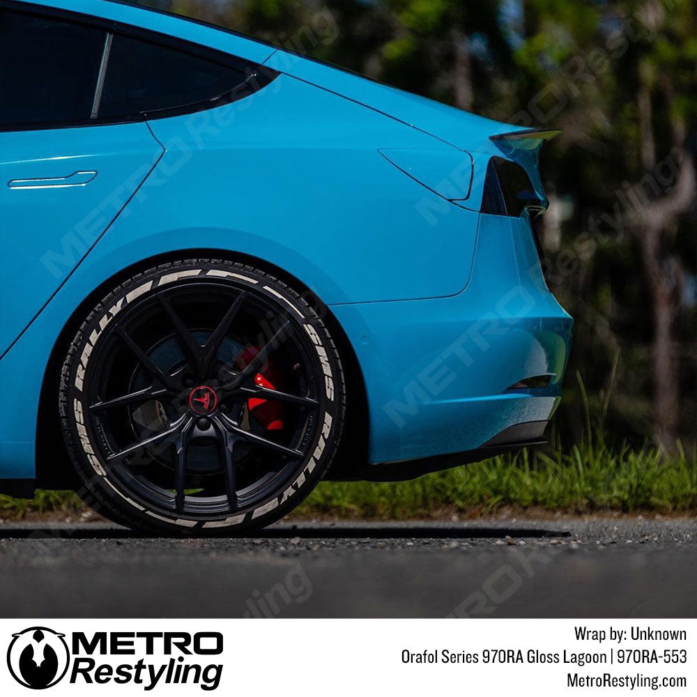 Lagoon Blue Orafol Vinyl