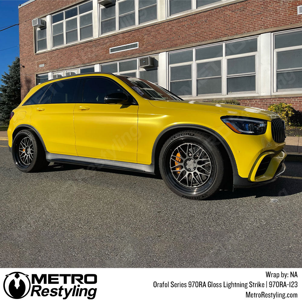 orafol bright yellow wrap