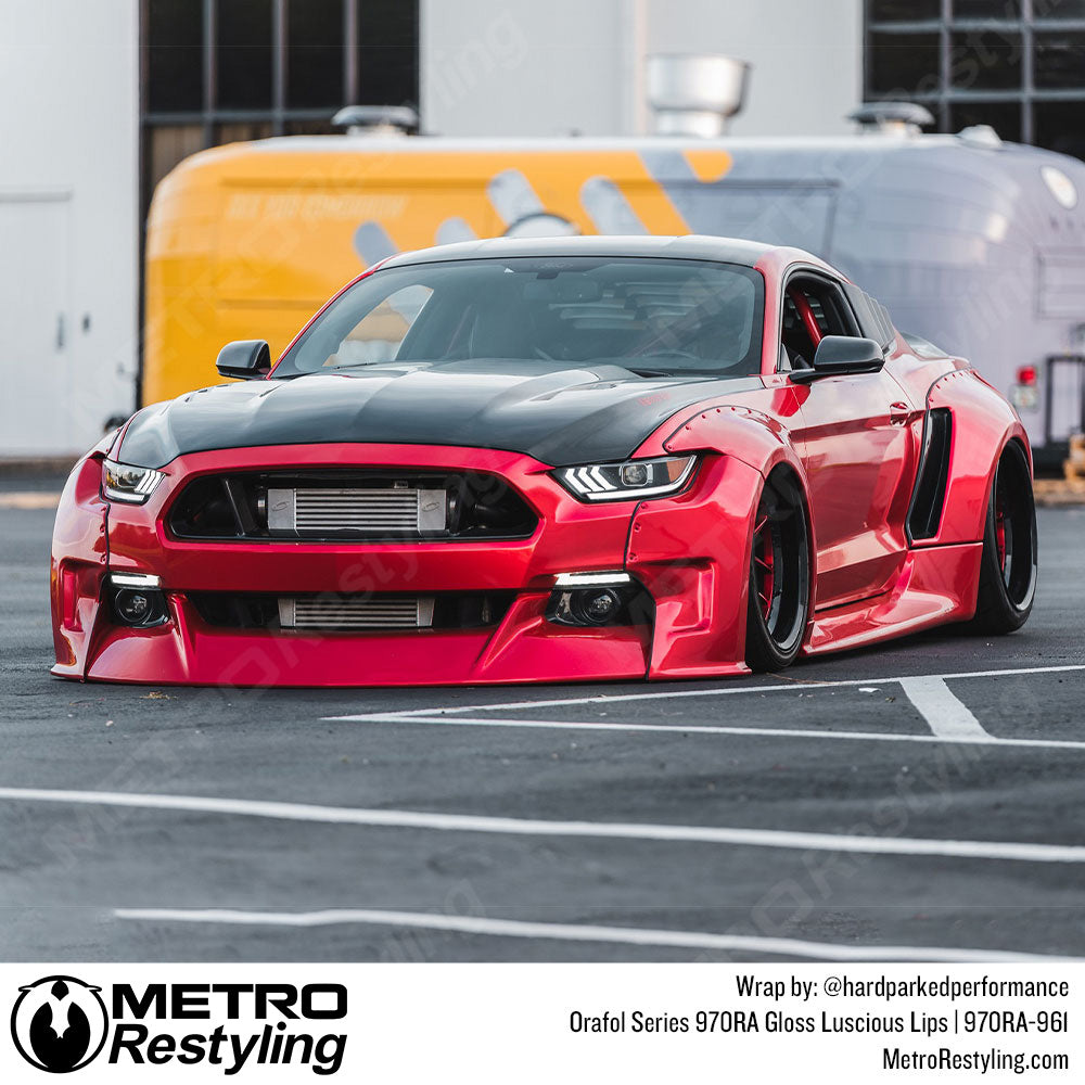 Shiny Red Luscious Lips Wraps