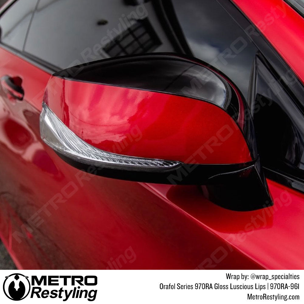 Red Glossy Car Vinyl Wrap