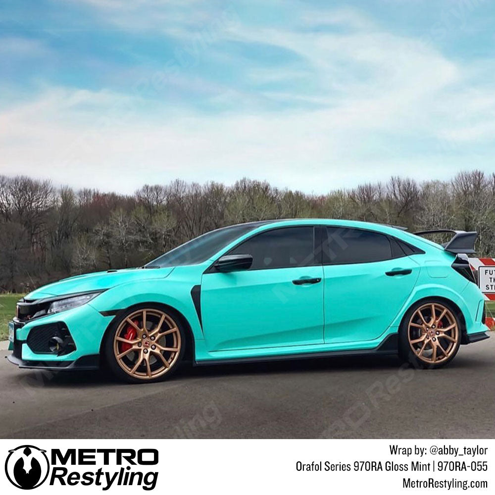Gloss Mint Car Wrap