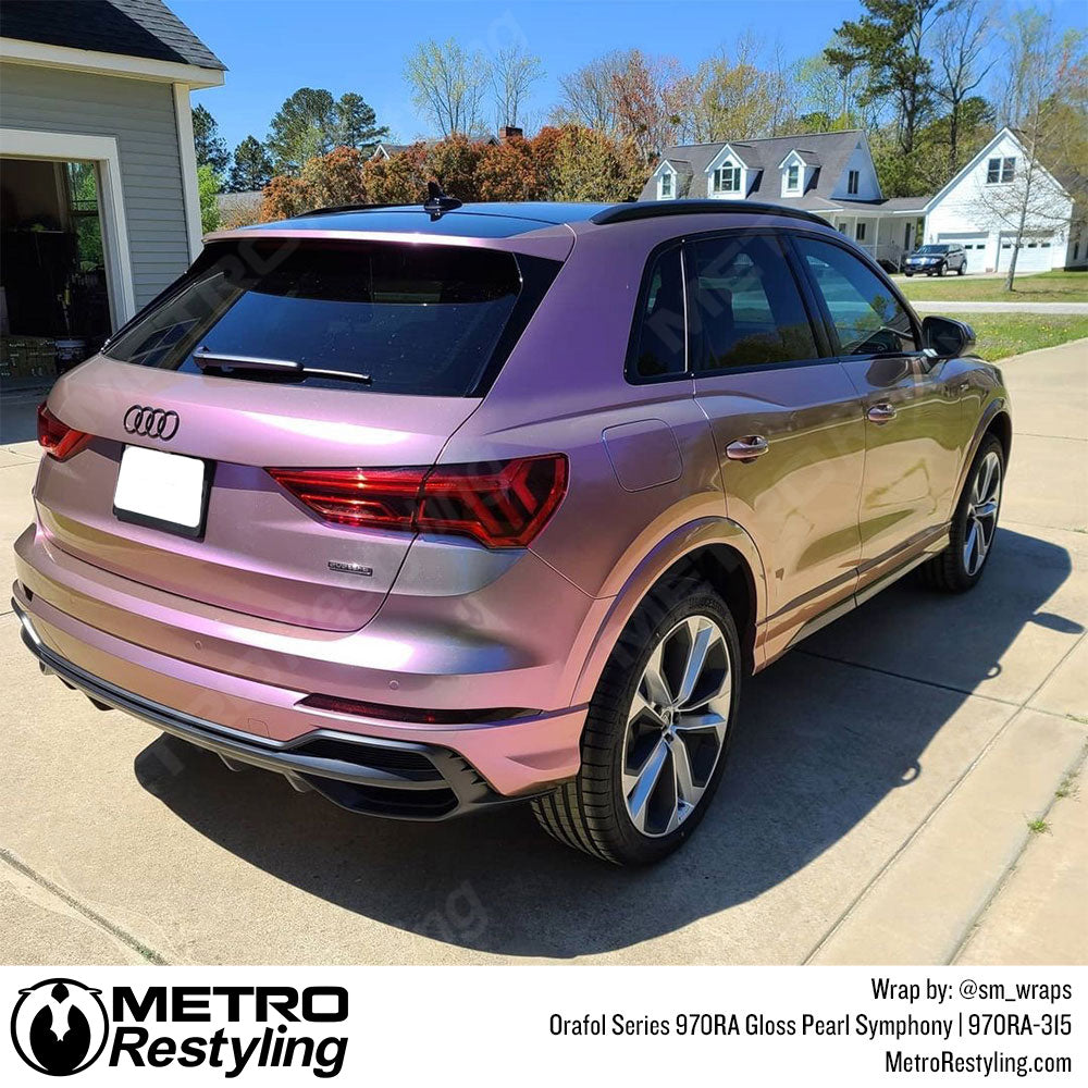Audi Gloss Pearl Car Wrap