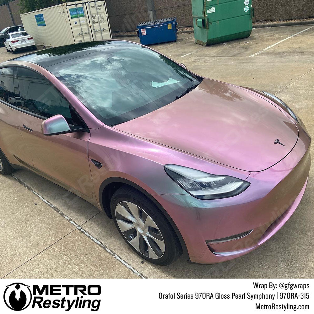 Pearl Glossy Pink Tesla