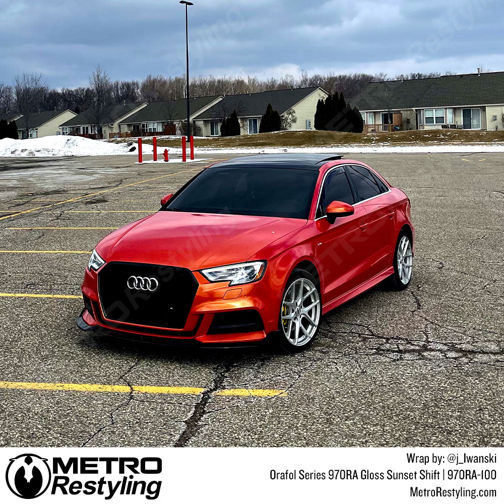 Audi sunset wrap