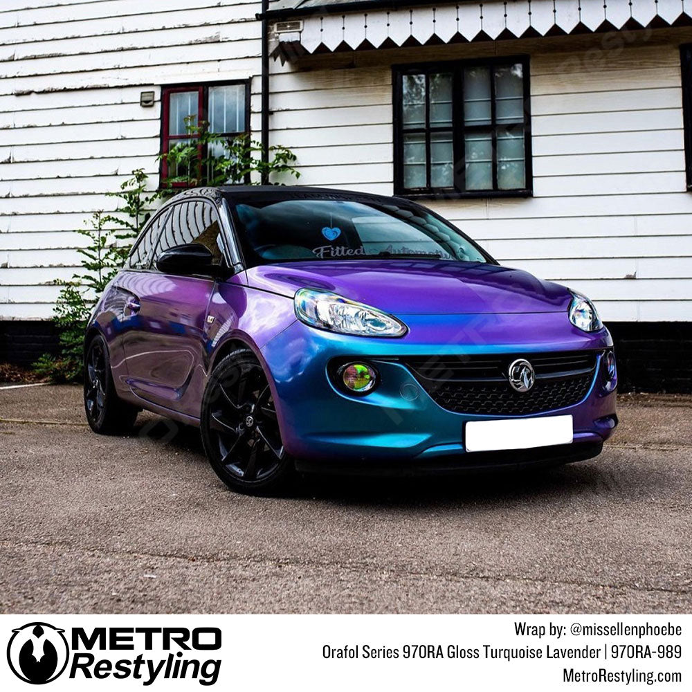 Gloss Turquoise Car Wrap