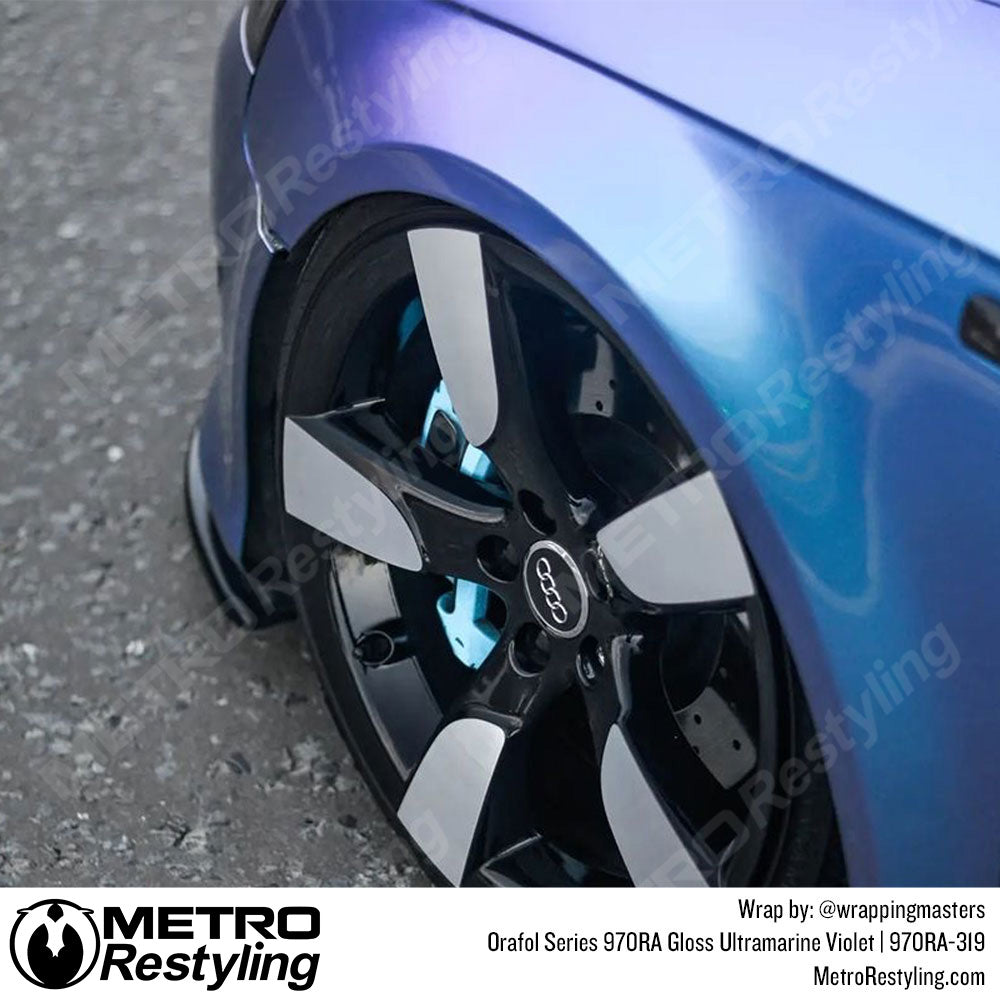 Audi Ultramarine Car Wrap