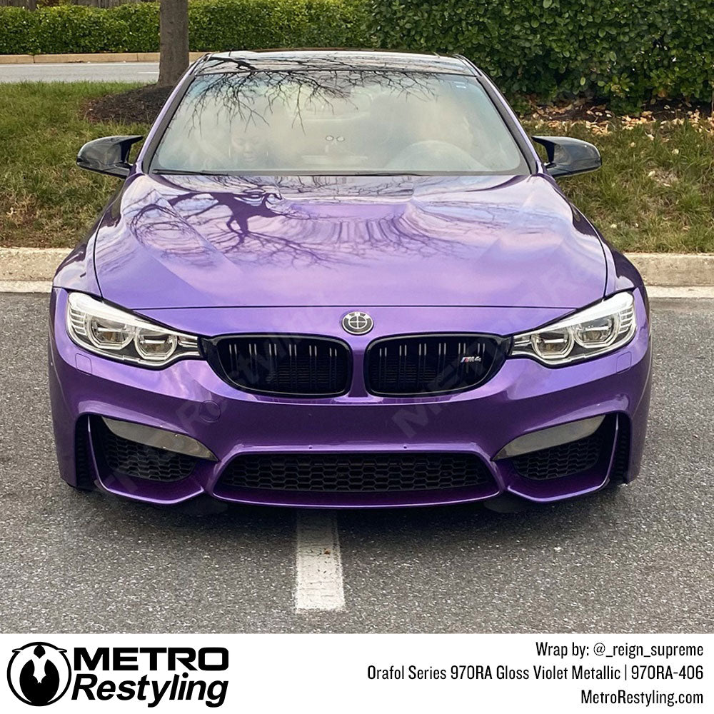Orafol Gloss Violet Metallic Car Wrap