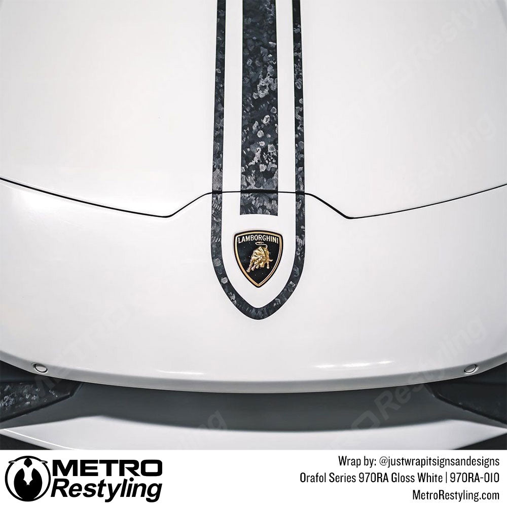 White Glossy Lambo Vinyl