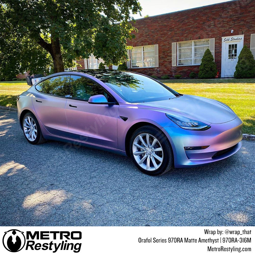 Orafol Matte Amethyst Car Wrap