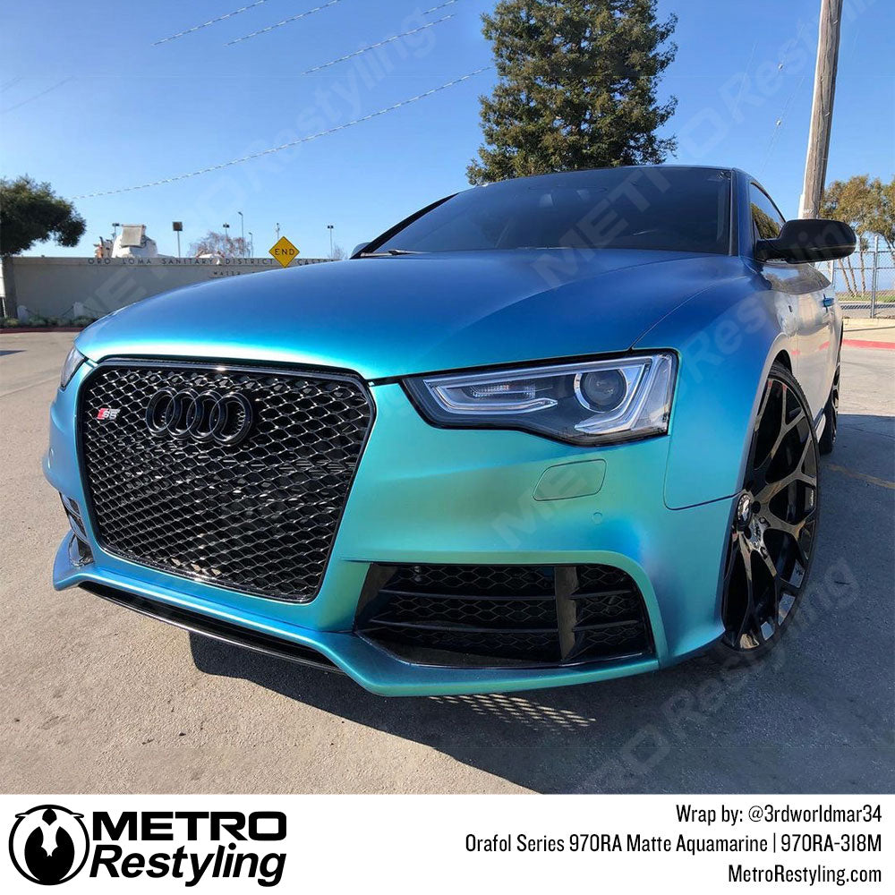 Audi Aqua Car Wrap