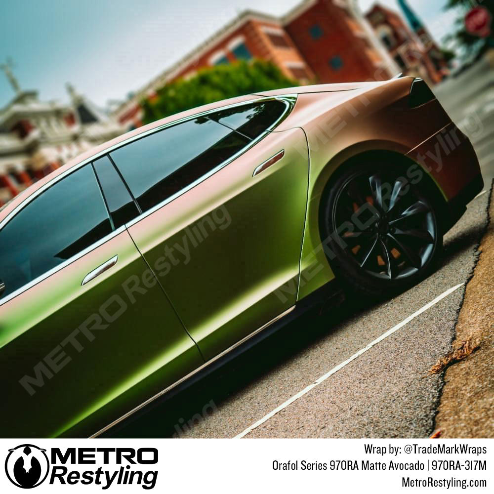 Orafol Matte Bronze Car Wrap