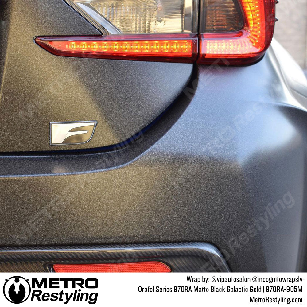 Lexus Black Gold Matte Wrapped