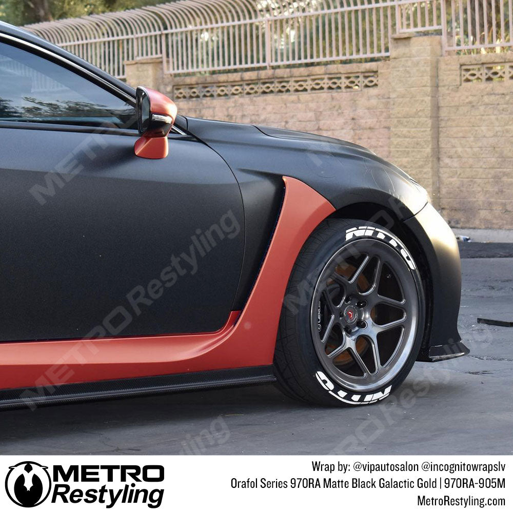 Lexus Black Gold Wrap