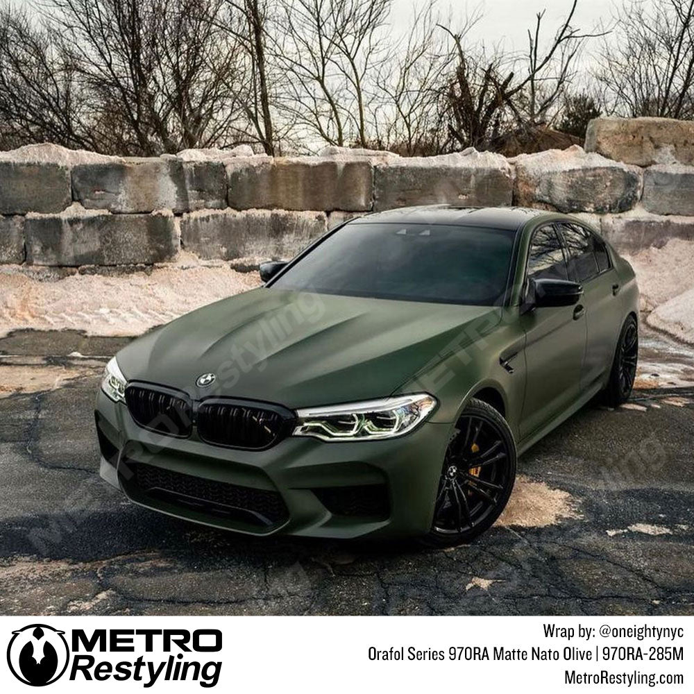 BMW Matte Green Vinyl