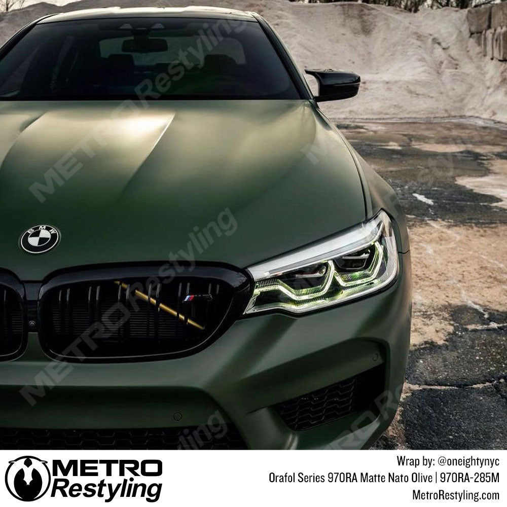 Matte BMW Green Vinyl Wrap