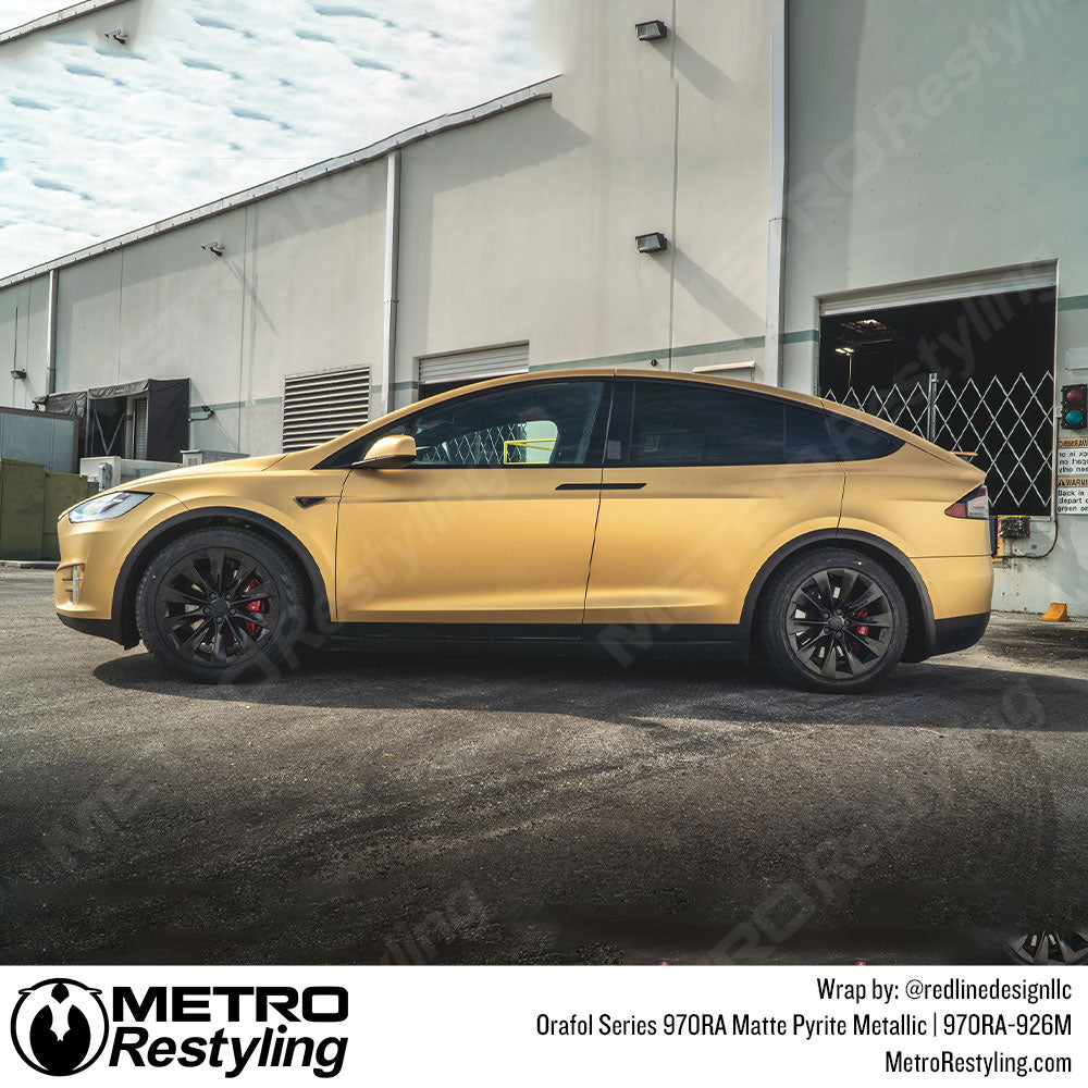 Metallic Pyrite Metallic Car Wrap