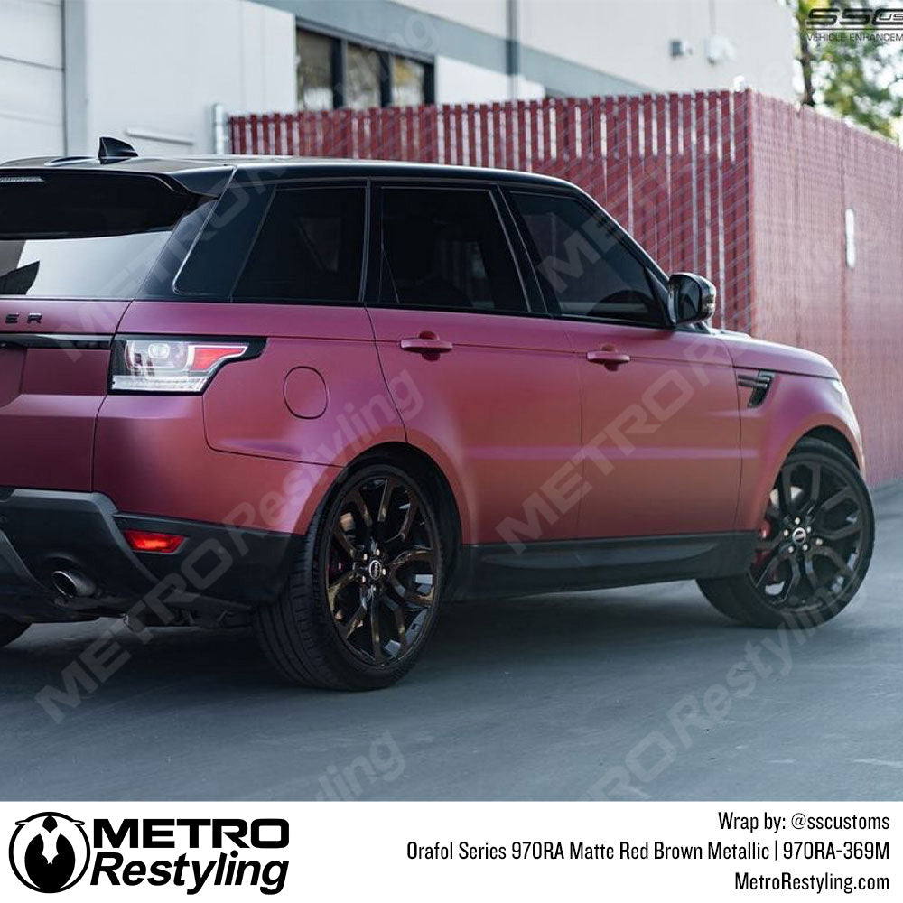 Red Brown Metallic Vinyl