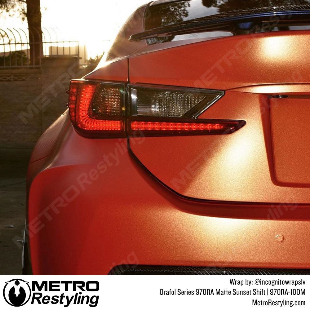 Matte Sunset Shift Vinyl Wrap