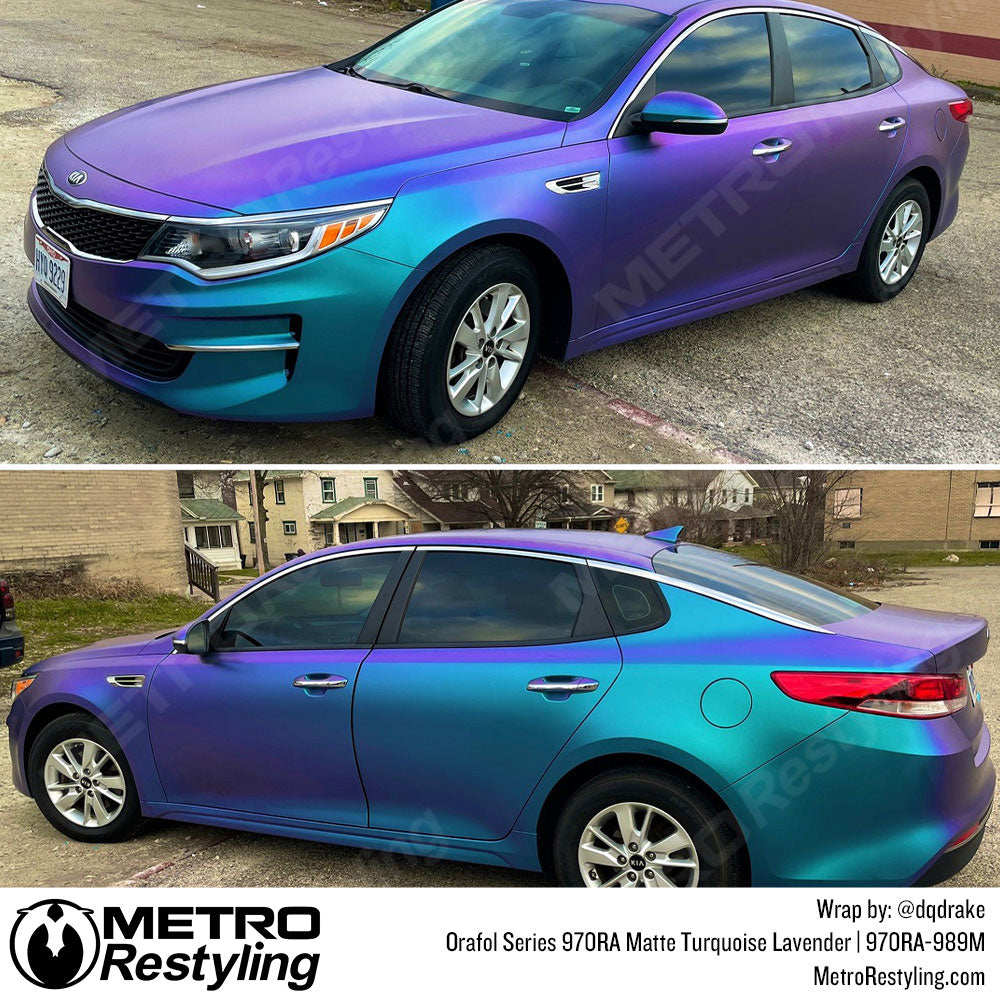 Turquoise Lavender Vinyl