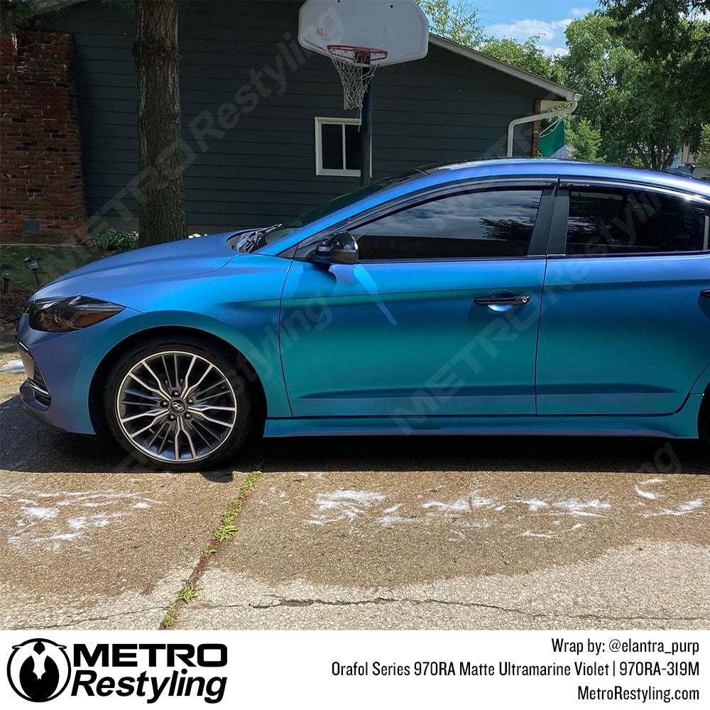 Violet Matte Car Wrap