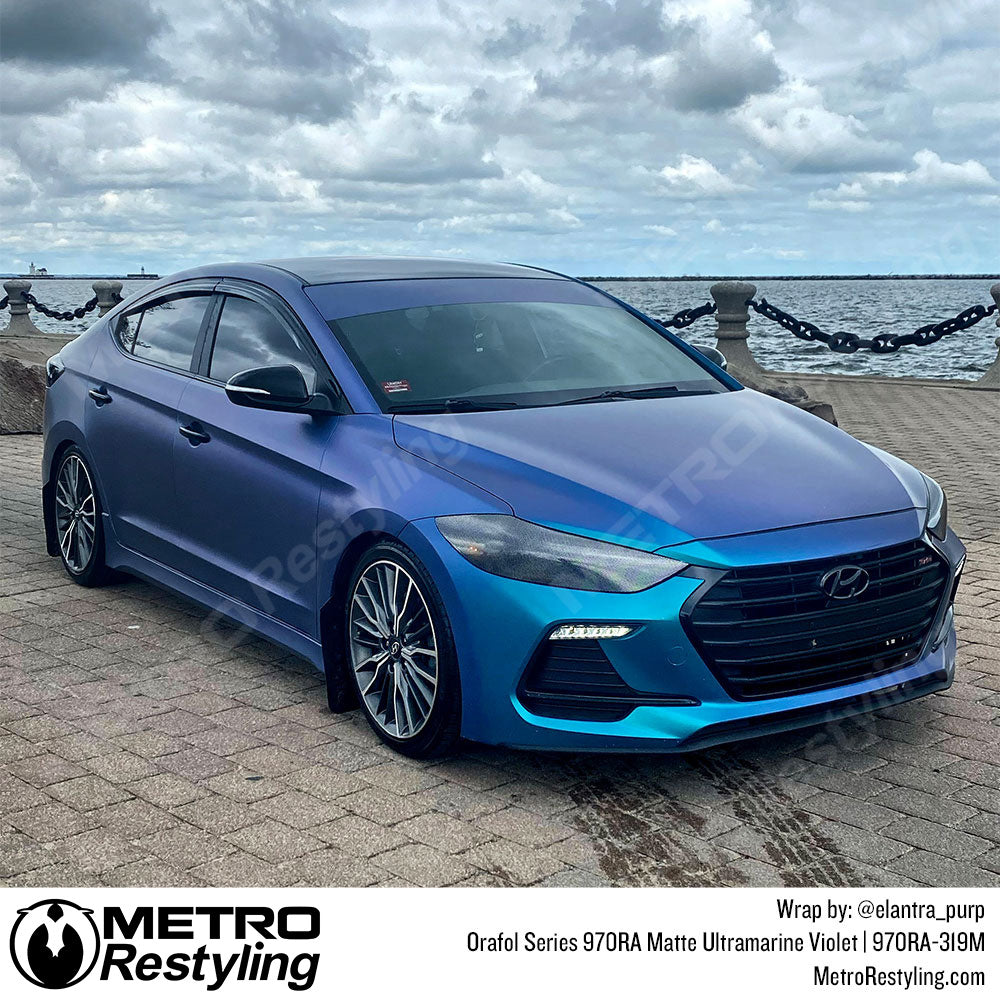 Hyundai Violet Vinyl Car Wrap