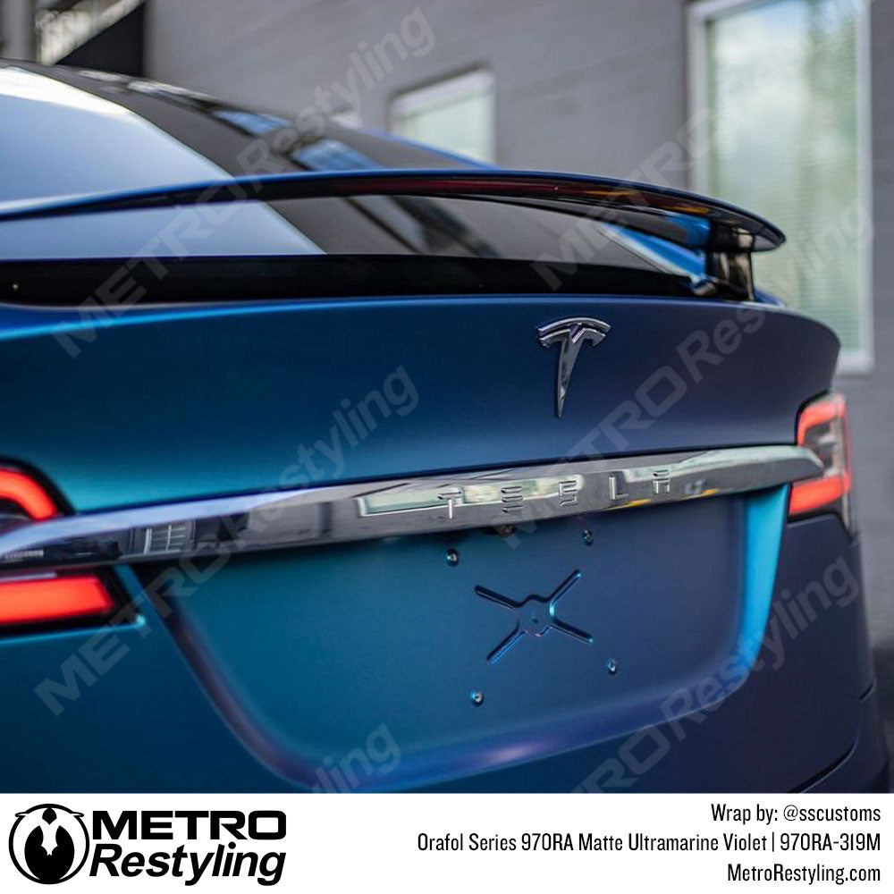 Ultramarine violet tesla wrap