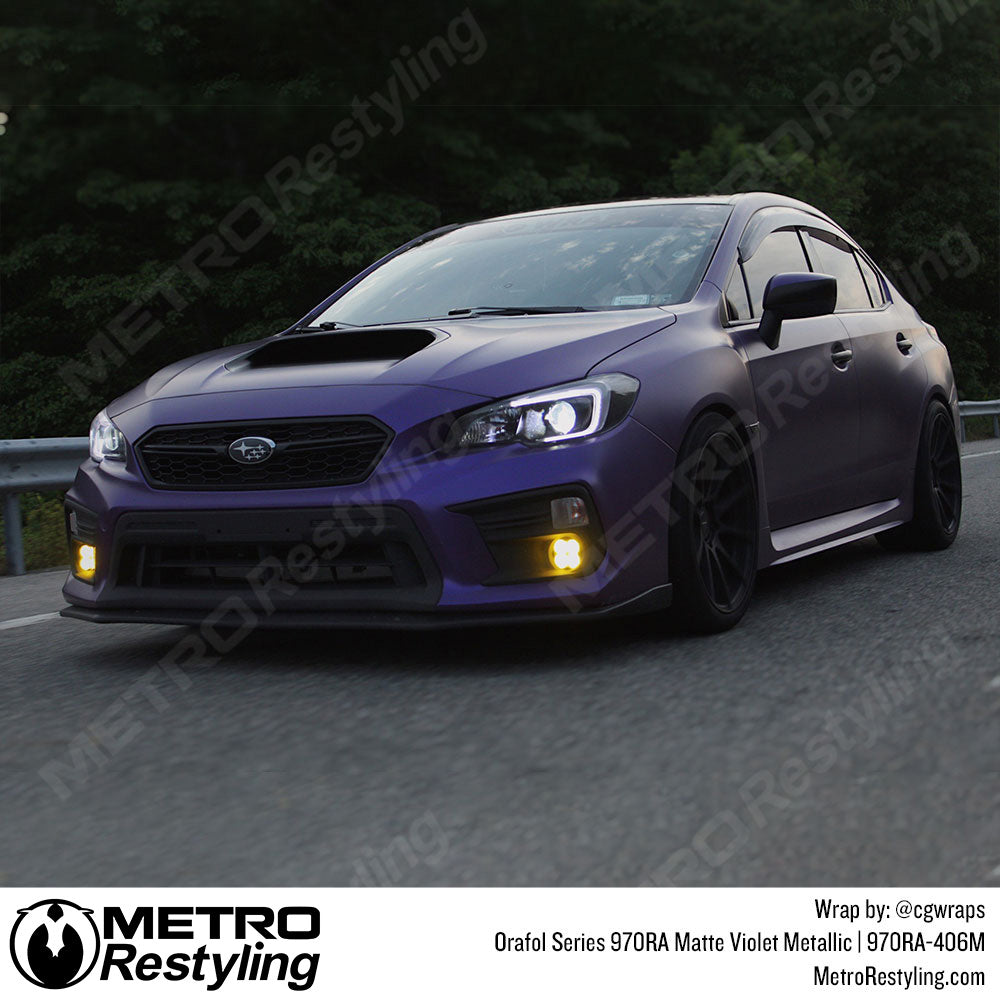 Orafol Matte Violet Metallic Car Wrap