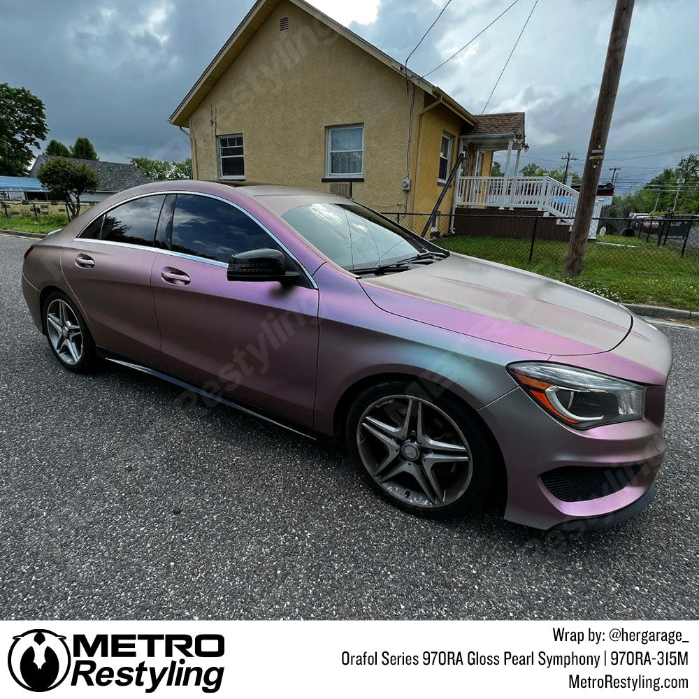 Mercedes Benz Pearl Vinyl Wrap