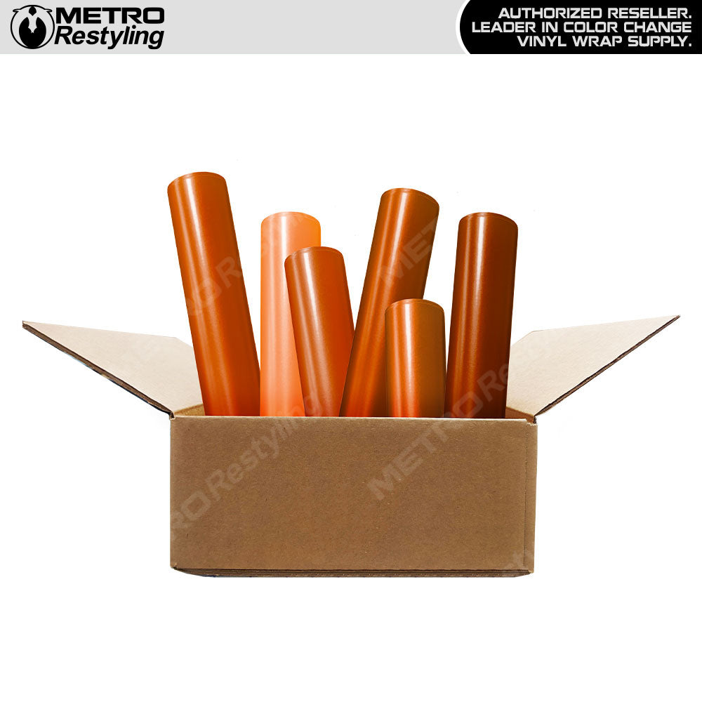 Orange Vinyl Wrap Remnant Box