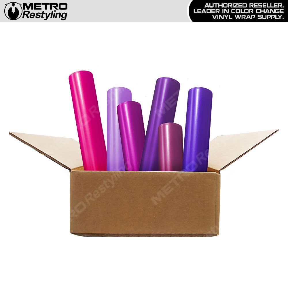 Purple Vinyl Wrap Remnant Box