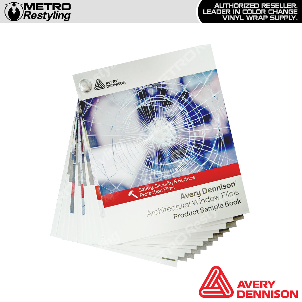 Avery Dennison Safety Architectural Window Film Sample Book