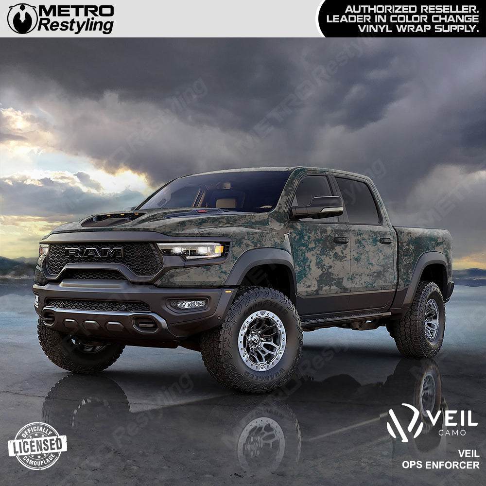 Veil Ops Enforcer Camo Truck Wrap