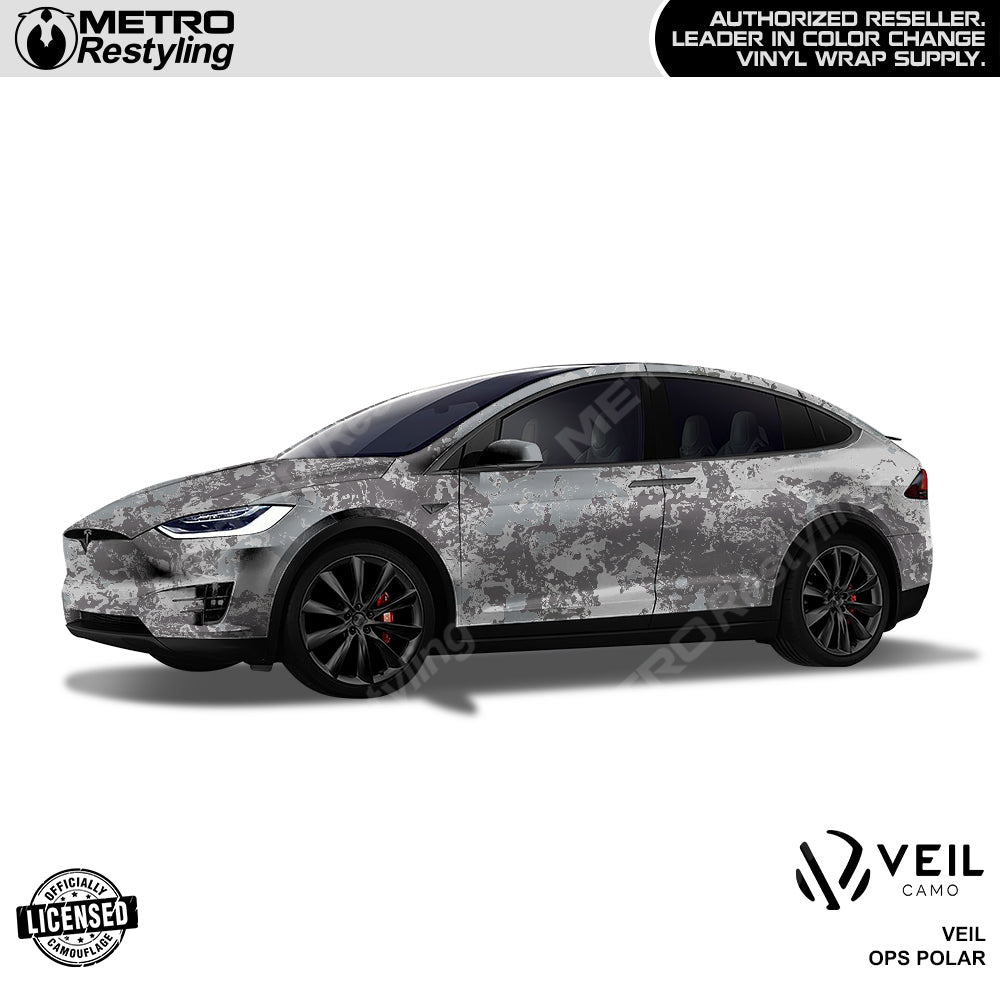 Veil Ops Polar Camo Car Wrap