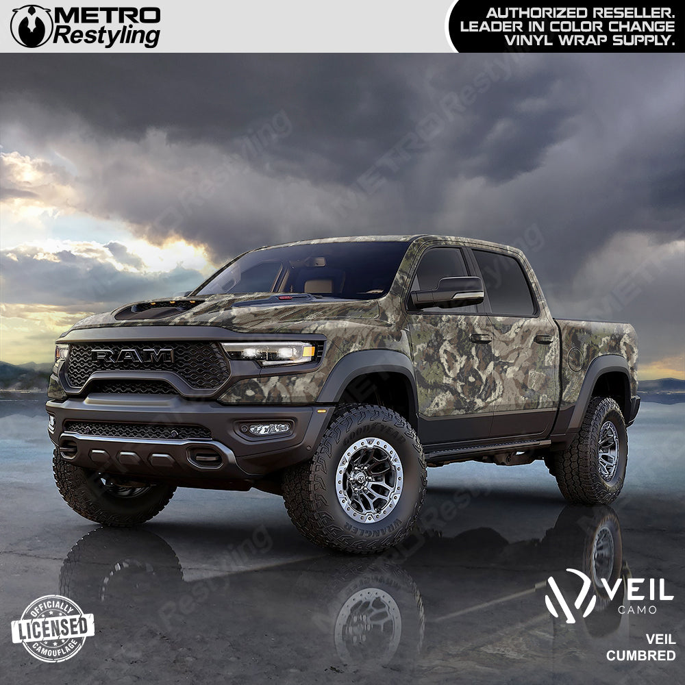 Veil Rumba Cumbred Camo Truck Wrap
