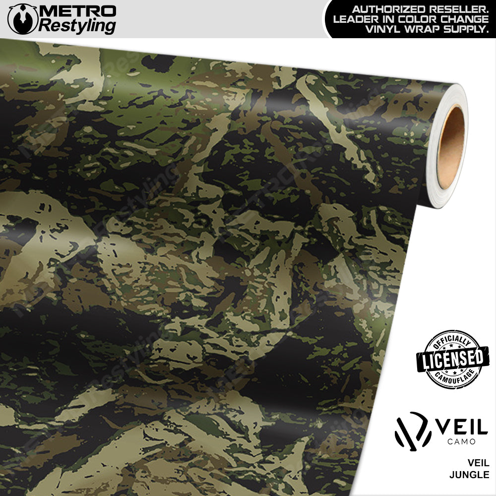 Veil Rumba Jungle Camouflage Vinyl Wrap Film