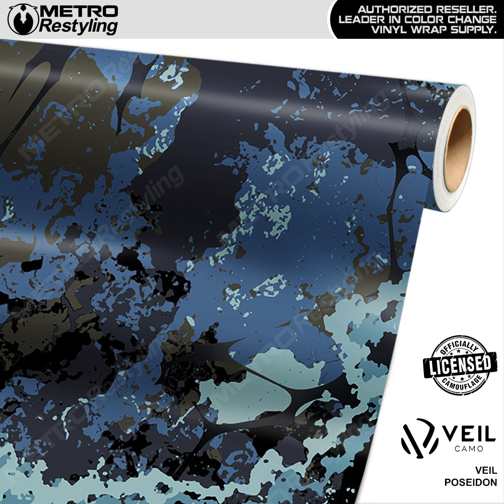 Veil Stoke Poseidon Camouflage Vinyl Wrap Film