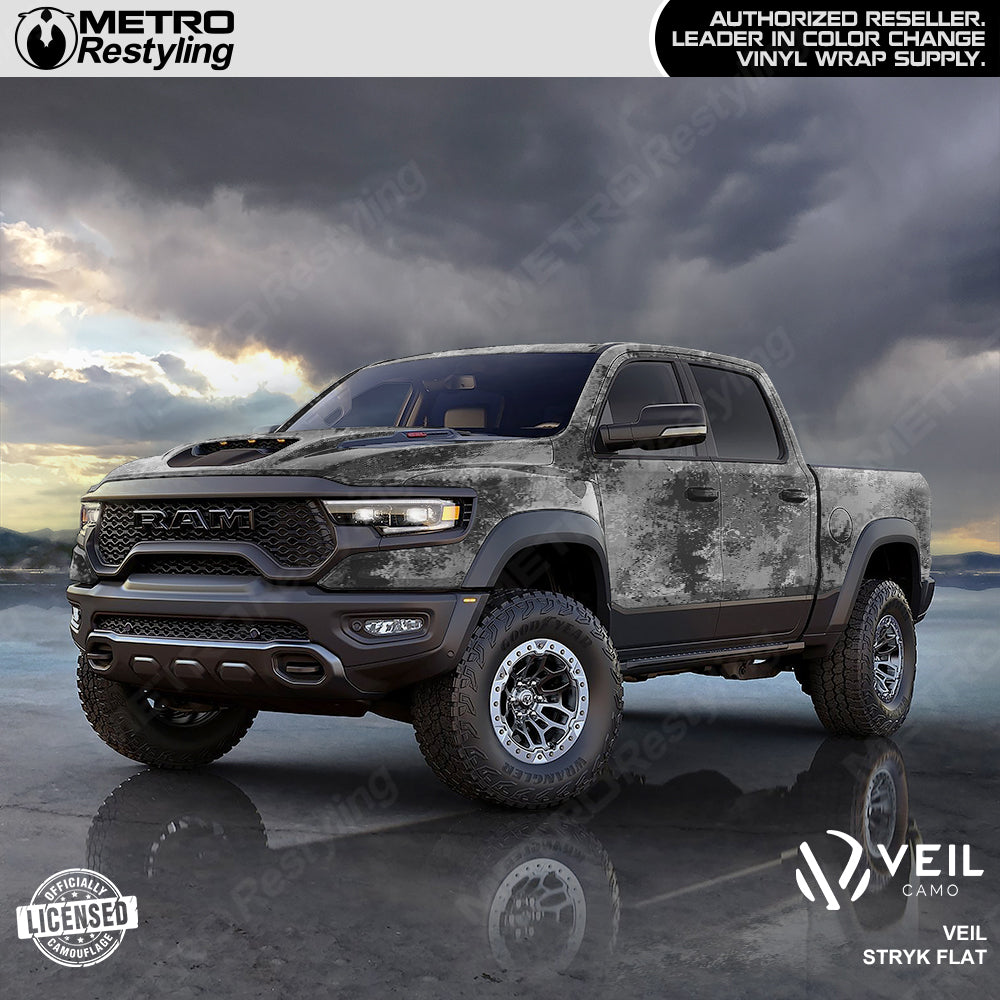 Veil Stryk Flat Camo Truck Wrap