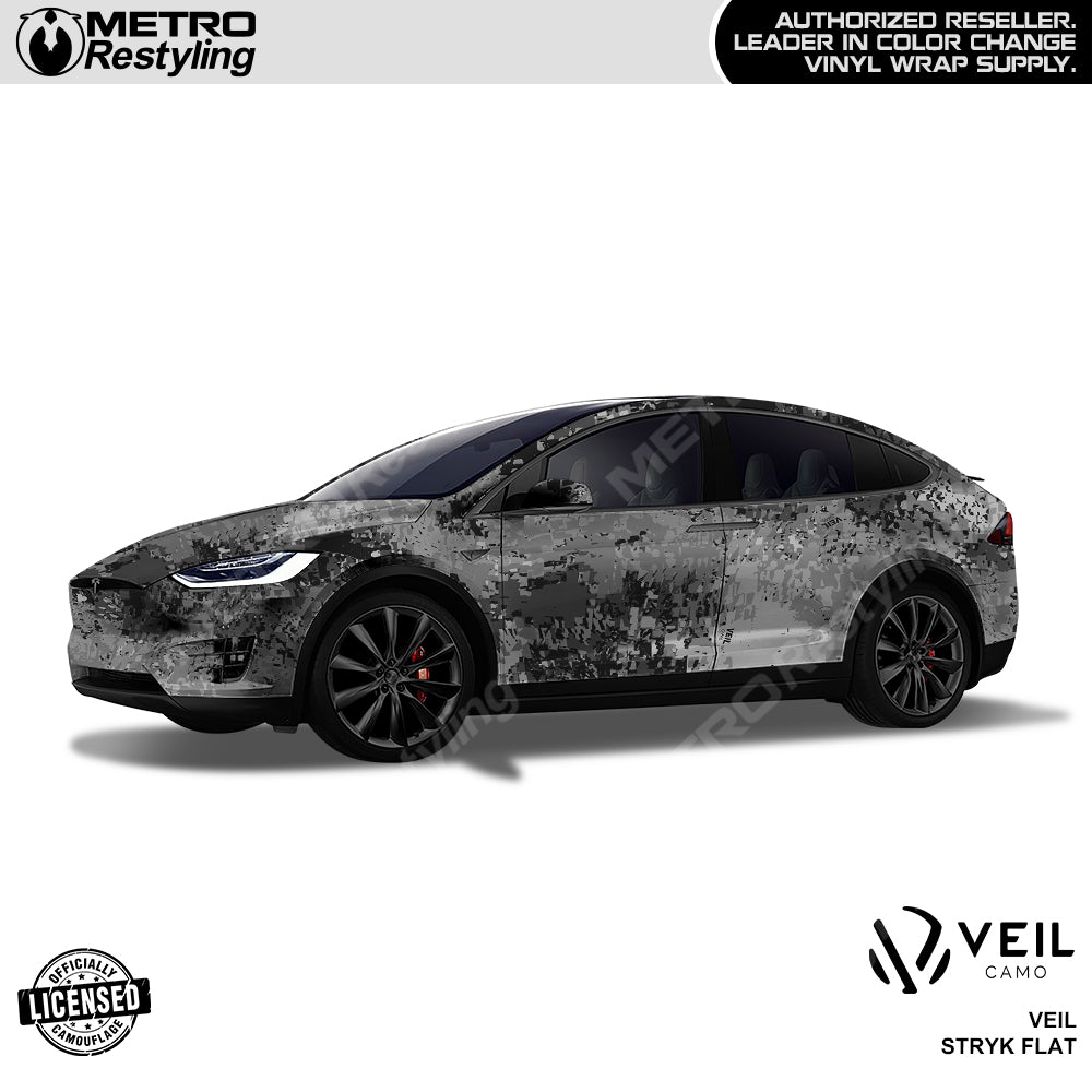 Veil Stryk Flat Camo Car Wrap