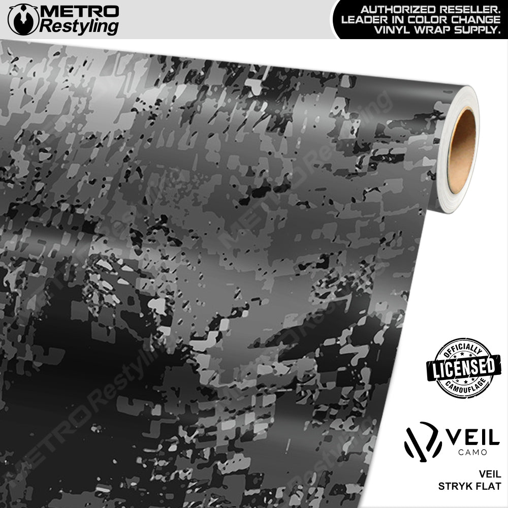 Veil Stoke Whiteout Camo Vinyl Car Wrap